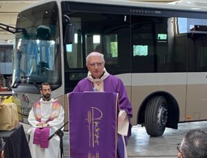 CTP, la messa dell'arcivescovo Miniero: "Il lavoro, un valore sociale"