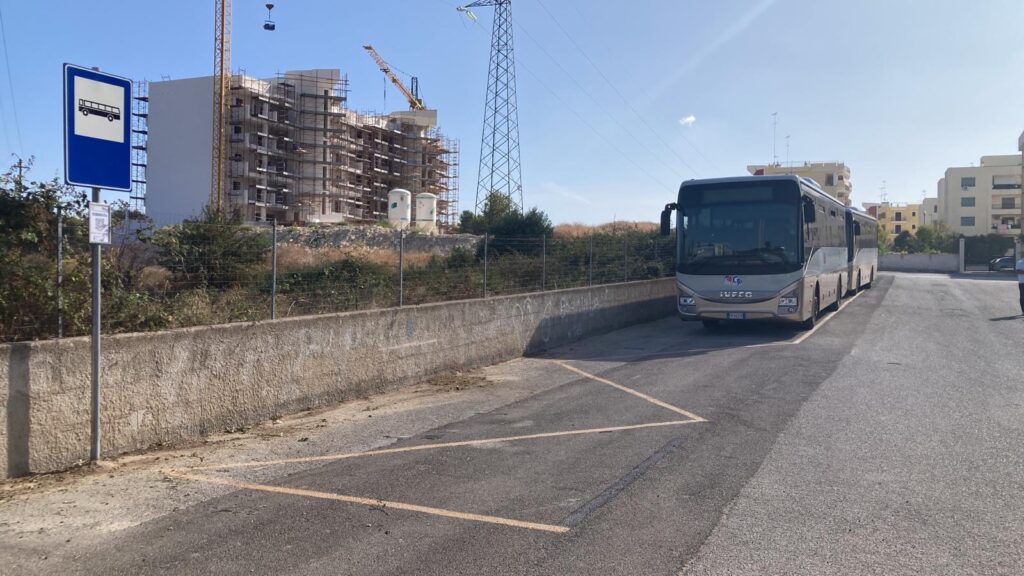 Nuovo capolinea CTP a Massafra.